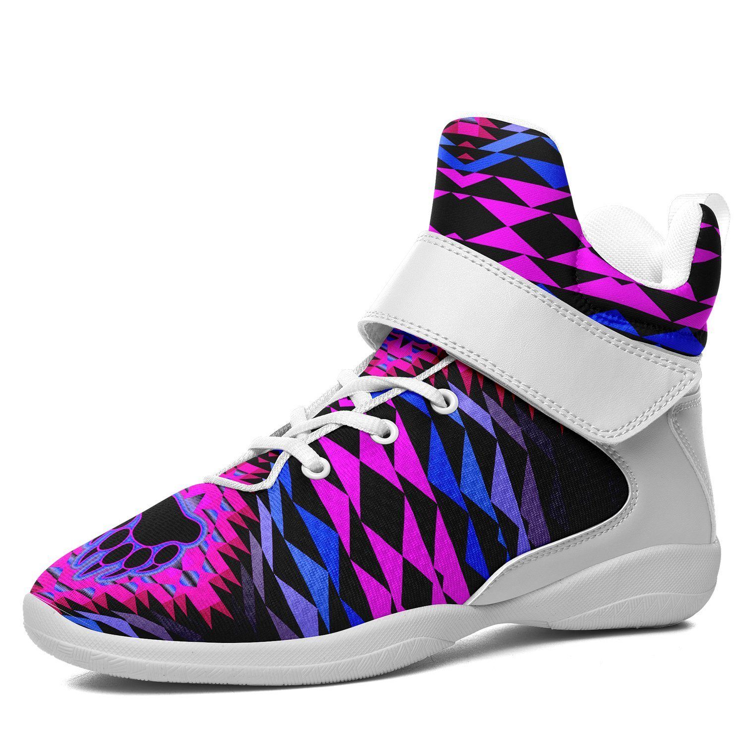 Sunset Bearpaw Blanket Pink Ipottaa Basketball / Sport High Top Shoes - White Sole 49 Dzine US Men 7 / EUR 40 White Sole with White Strap