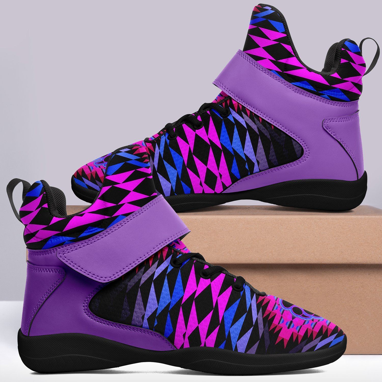 Sunset Bearpaw Blanket Pink Kid's Ipottaa Basketball / Sport High Top Shoes 49 Dzine