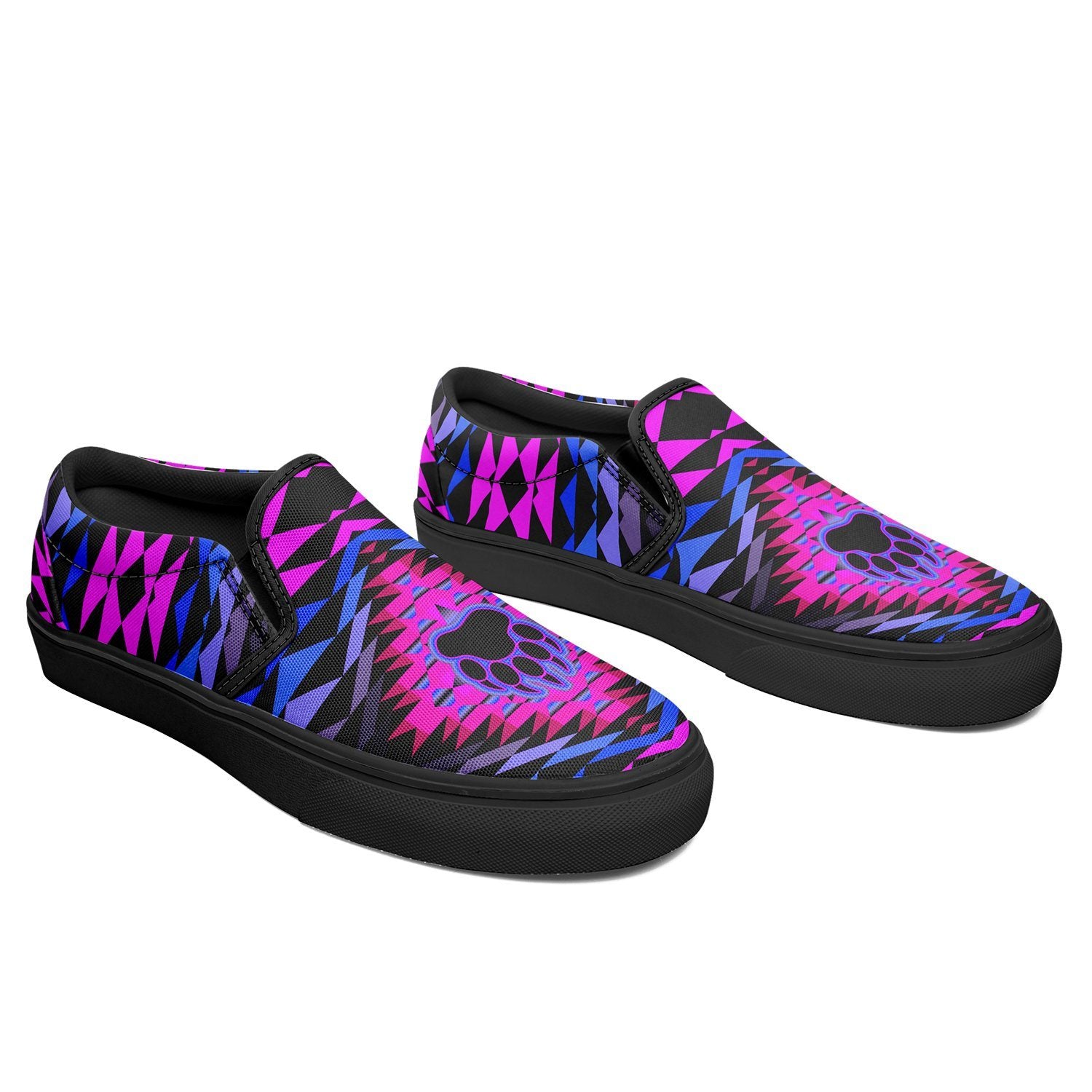 Sunset Bearpaw Blanket Pink Otoyimm Canvas Slip On Shoes 49 Dzine