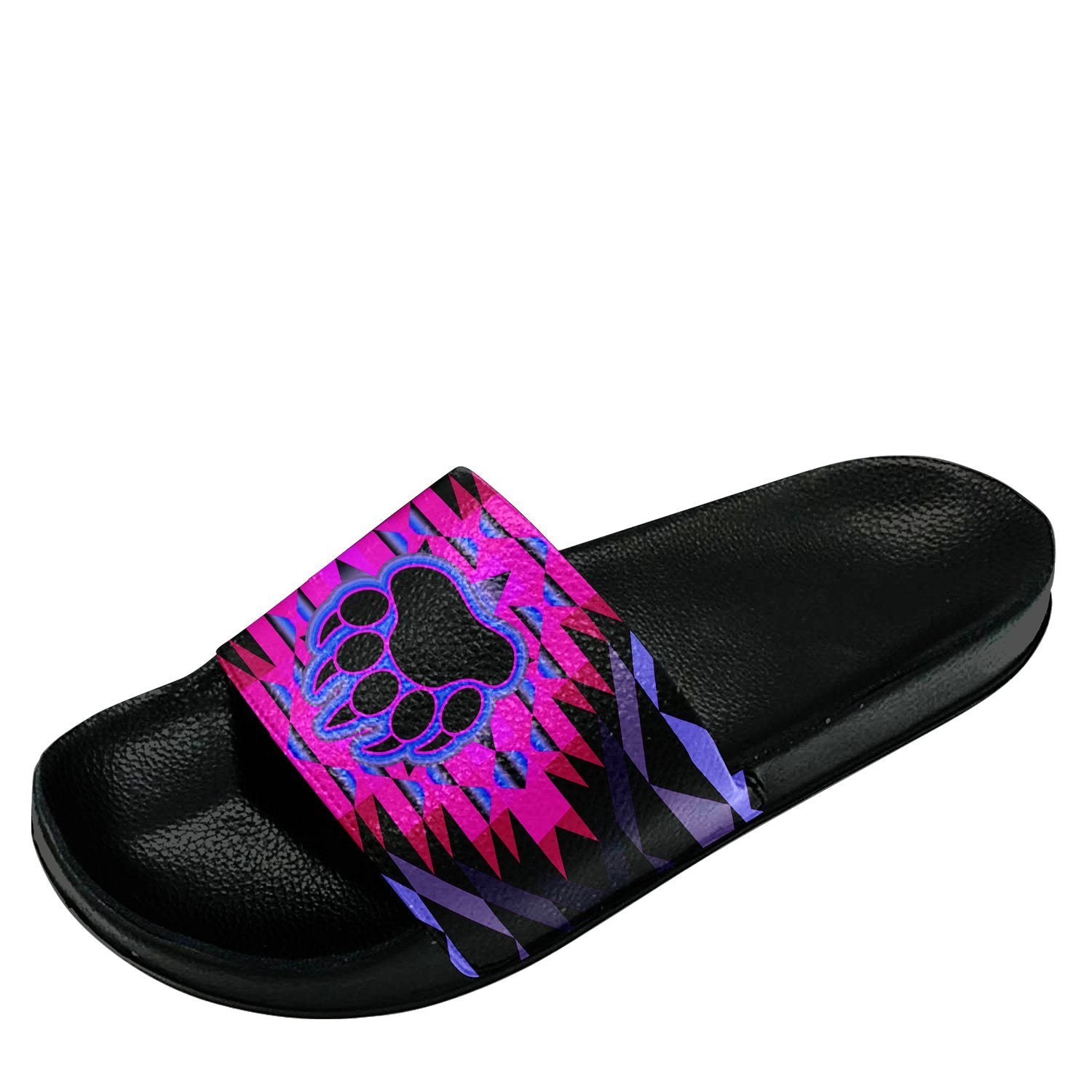 Sunset Bearpaw Blanket Pink Slide Sandals 49 Dzine