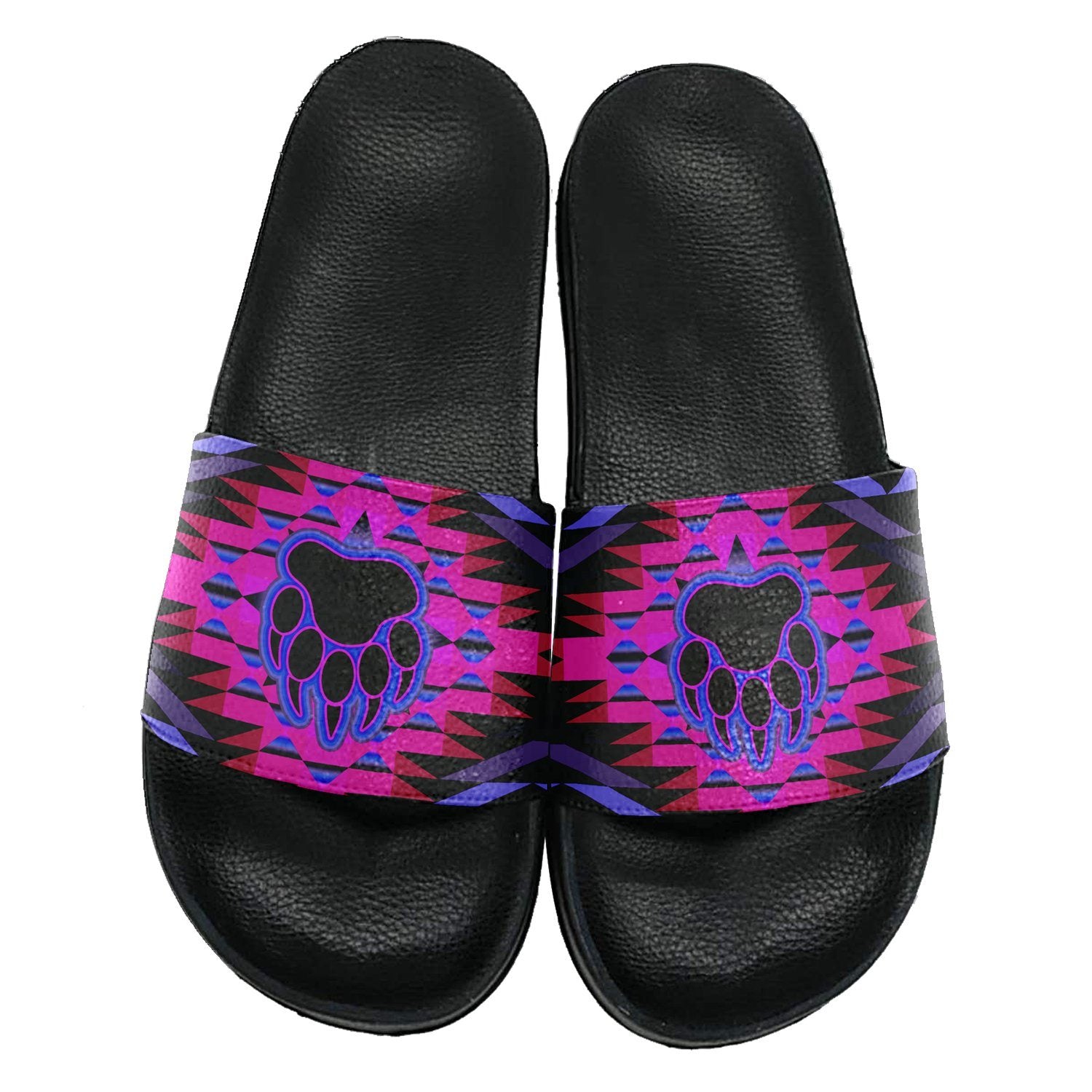 Sunset Bearpaw Blanket Pink Slide Sandals 49 Dzine