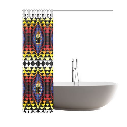 Sunset Bearpaw Blanket Shower Curtain 60"x72" Shower Curtain 60"x72" e-joyer