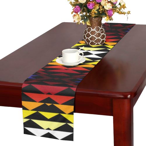 Sunset Bearpaw Blanket Table Runner 16x72 inch Table Runner 16x72 inch e-joyer