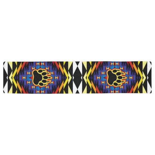 Sunset Bearpaw Blanket Table Runner 16x72 inch Table Runner 16x72 inch e-joyer