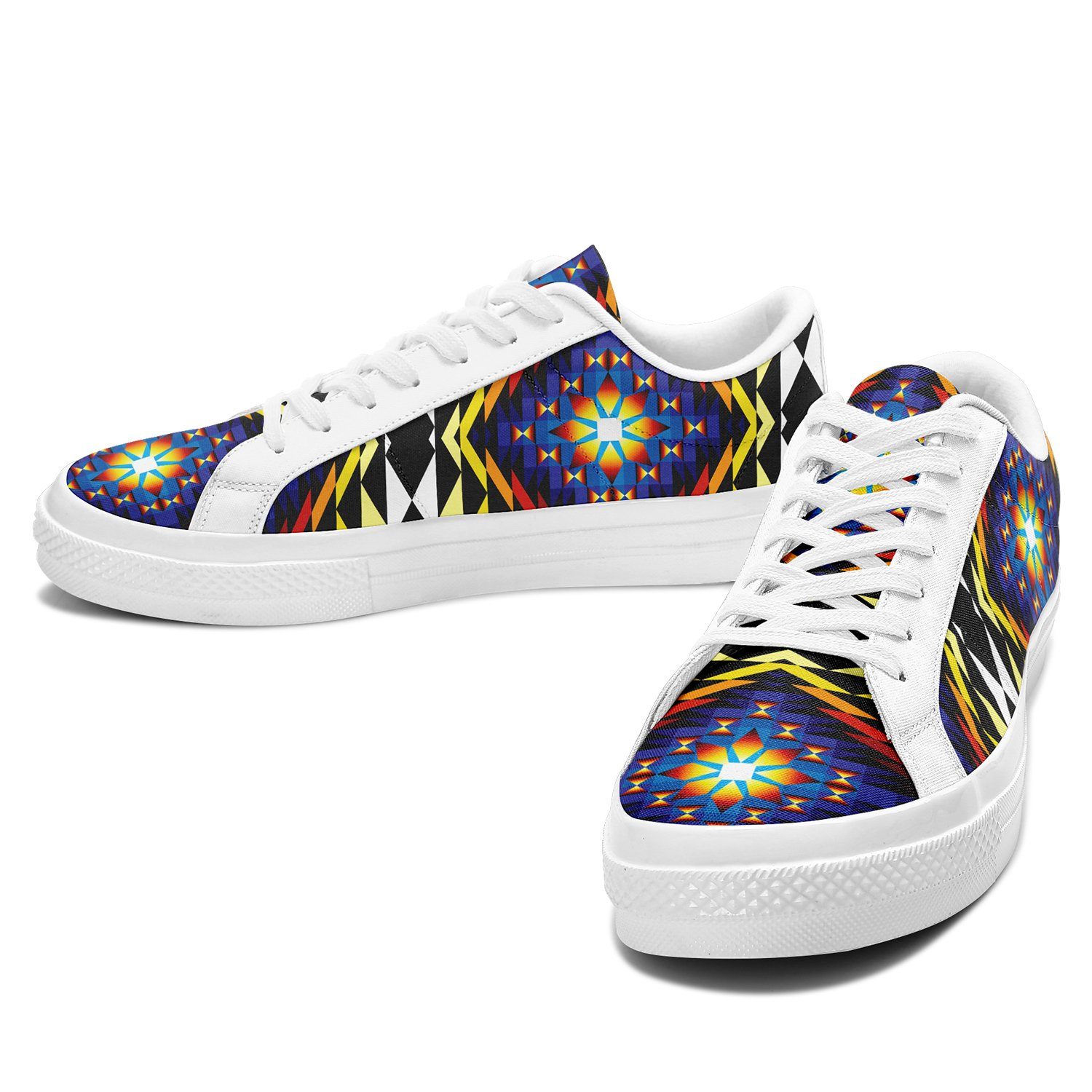 Sunset Blanket Aapisi Low Top Canvas Shoes White Sole 49 Dzine
