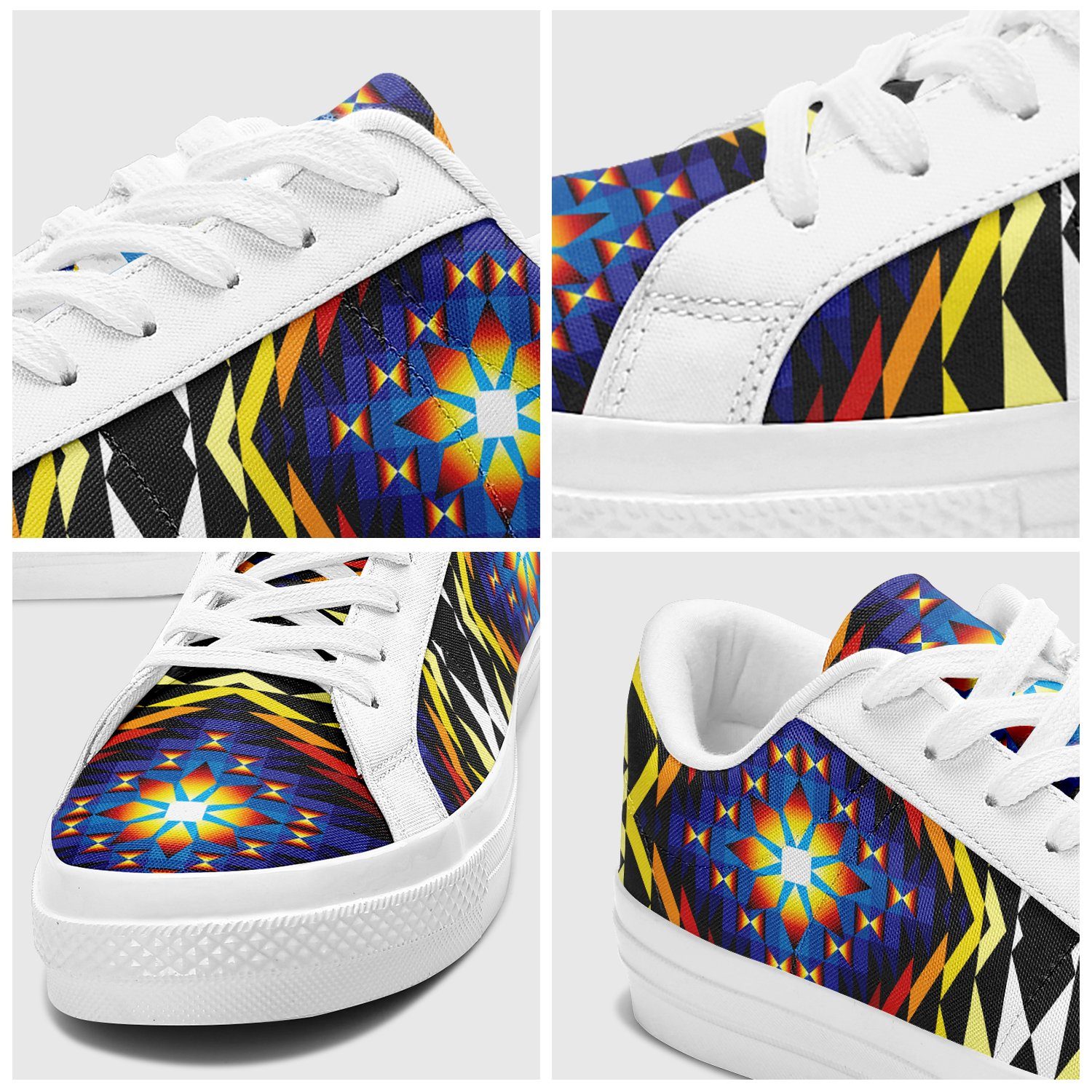 Sunset Blanket Aapisi Low Top Canvas Shoes White Sole 49 Dzine