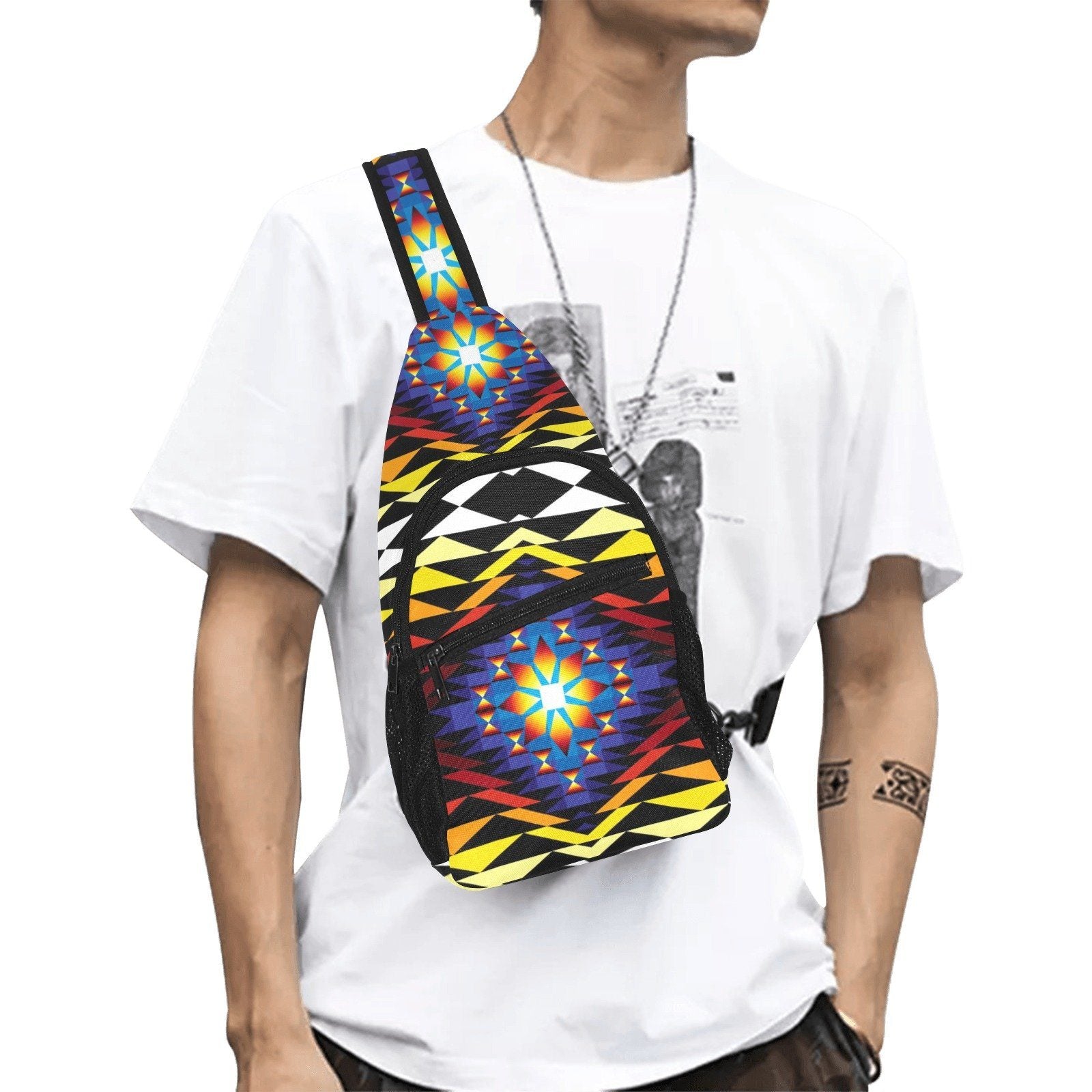 Sunset Blanket All Over Print Chest Bag (Model 1719) All Over Print Chest Bag (1719) e-joyer