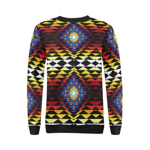 Sunset Blanket All Over Print Crewneck Sweatshirt for Women (Model H18) Crewneck Sweatshirt for Women (H18) e-joyer