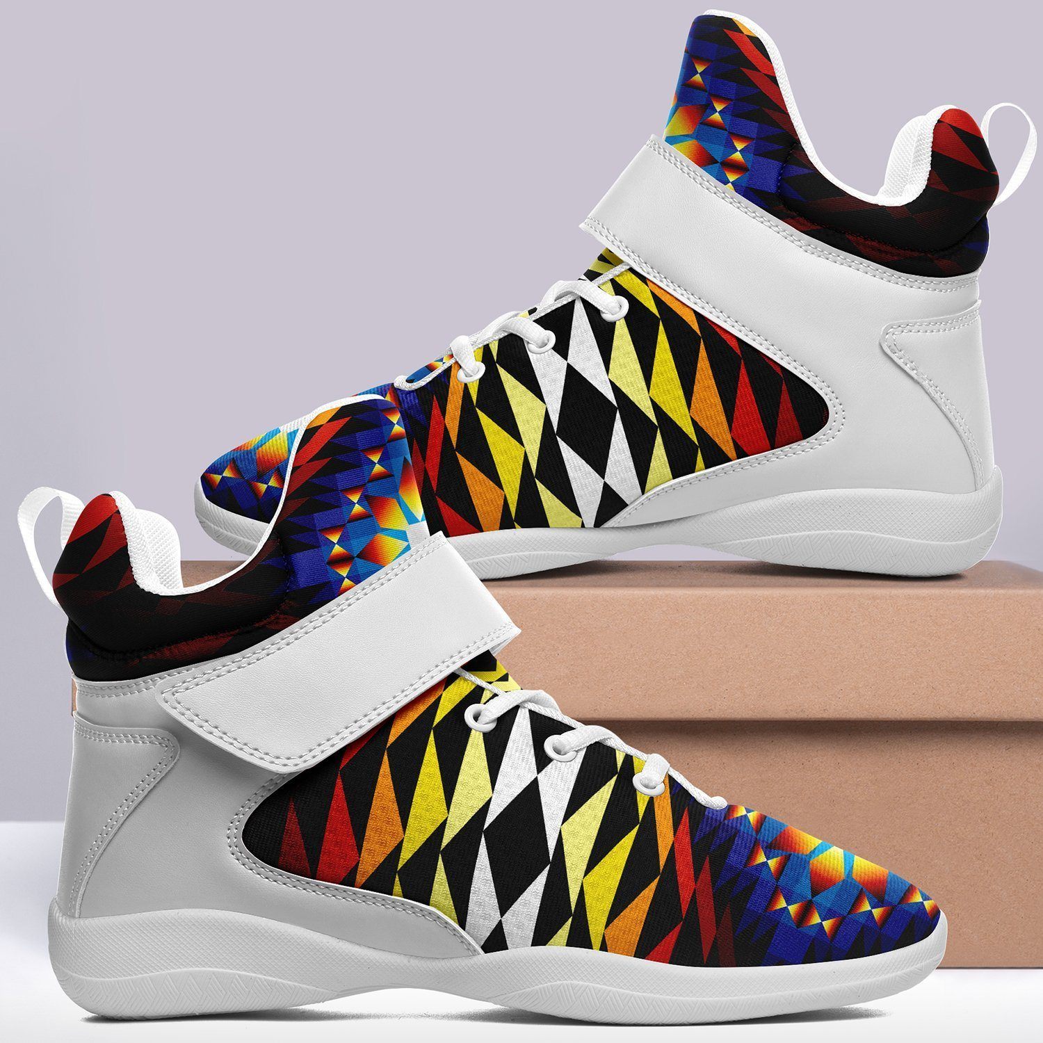 Sunset Blanket Kid's Ipottaa Basketball / Sport High Top Shoes 49 Dzine