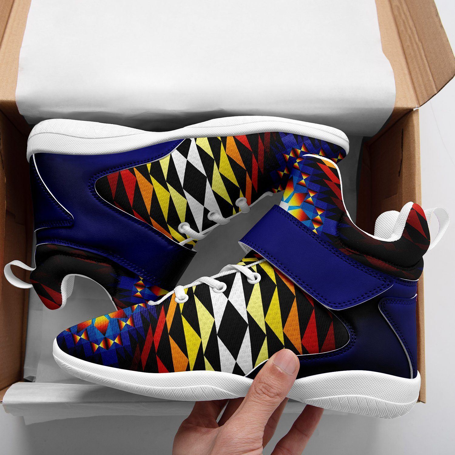 Sunset Blanket Kid's Ipottaa Basketball / Sport High Top Shoes 49 Dzine