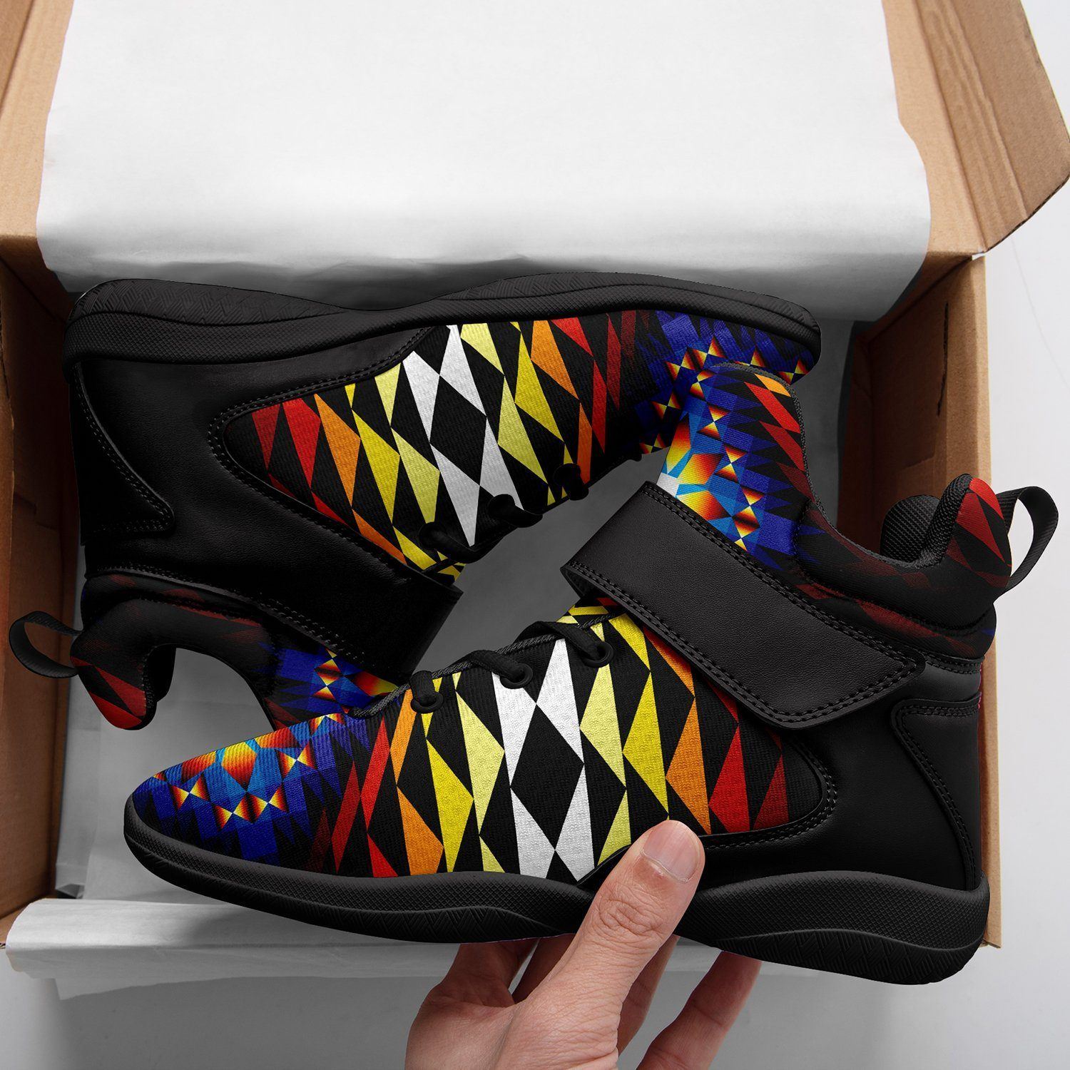 Sunset Blanket Kid's Ipottaa Basketball / Sport High Top Shoes 49 Dzine