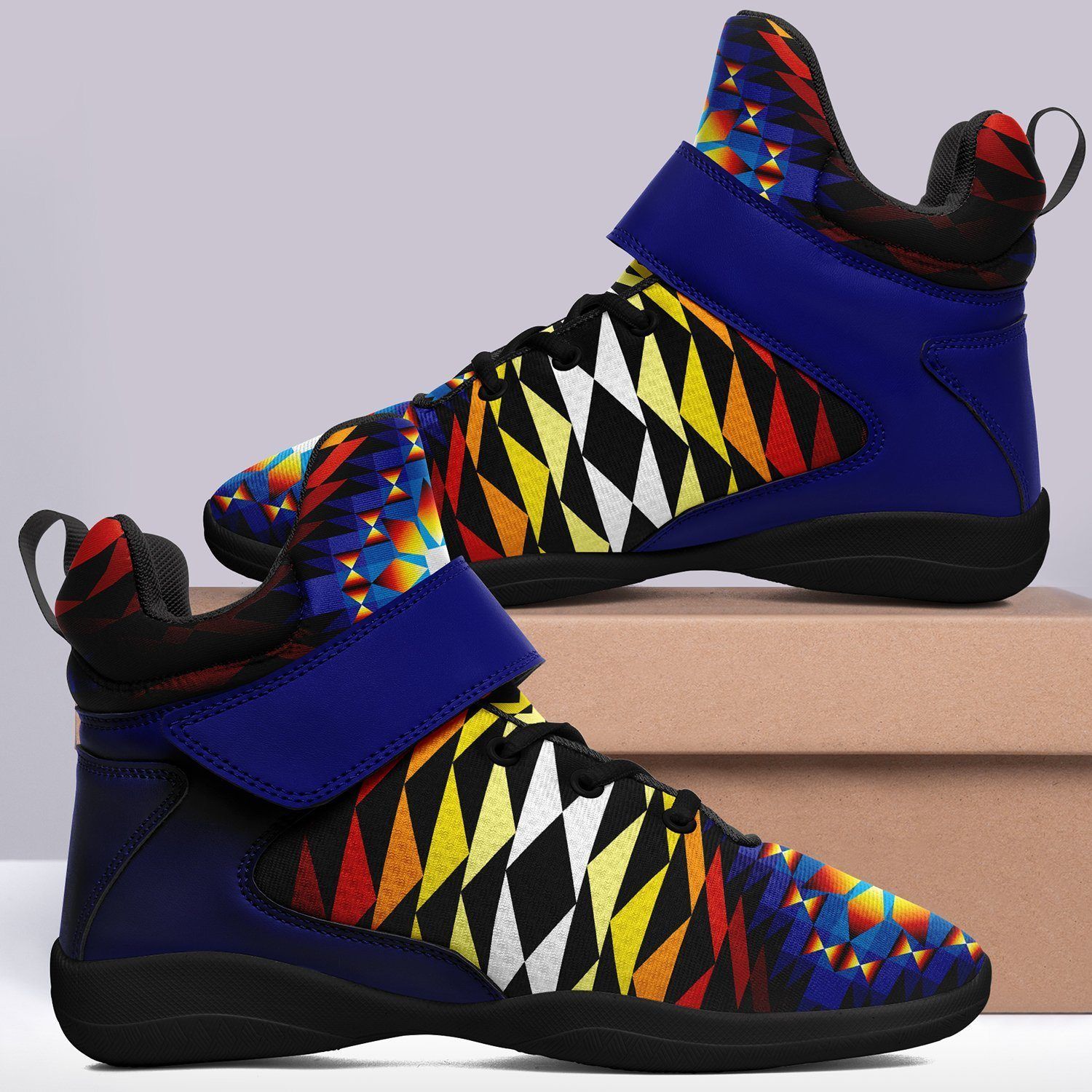 Sunset Blanket Kid's Ipottaa Basketball / Sport High Top Shoes 49 Dzine