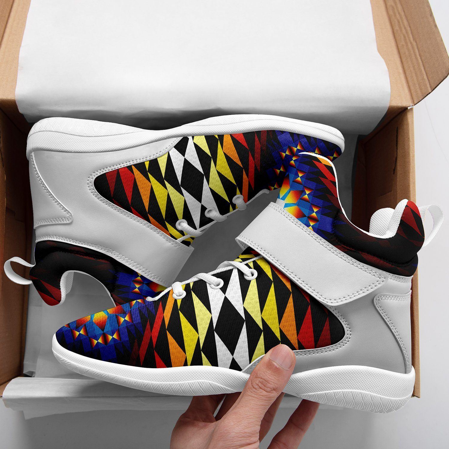 Sunset Blanket Kid's Ipottaa Basketball / Sport High Top Shoes 49 Dzine