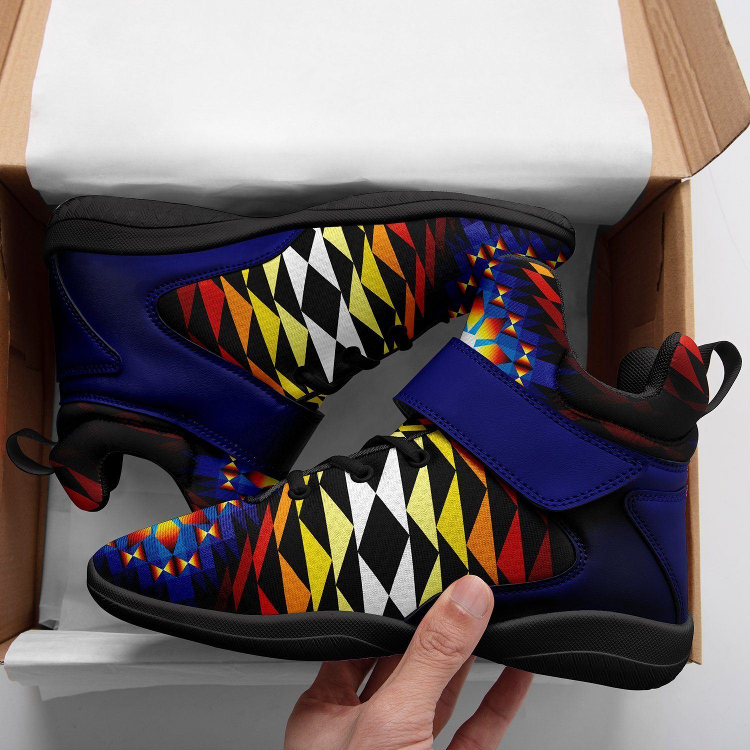 Sunset Blanket Kid's Ipottaa Basketball / Sport High Top Shoes 49 Dzine