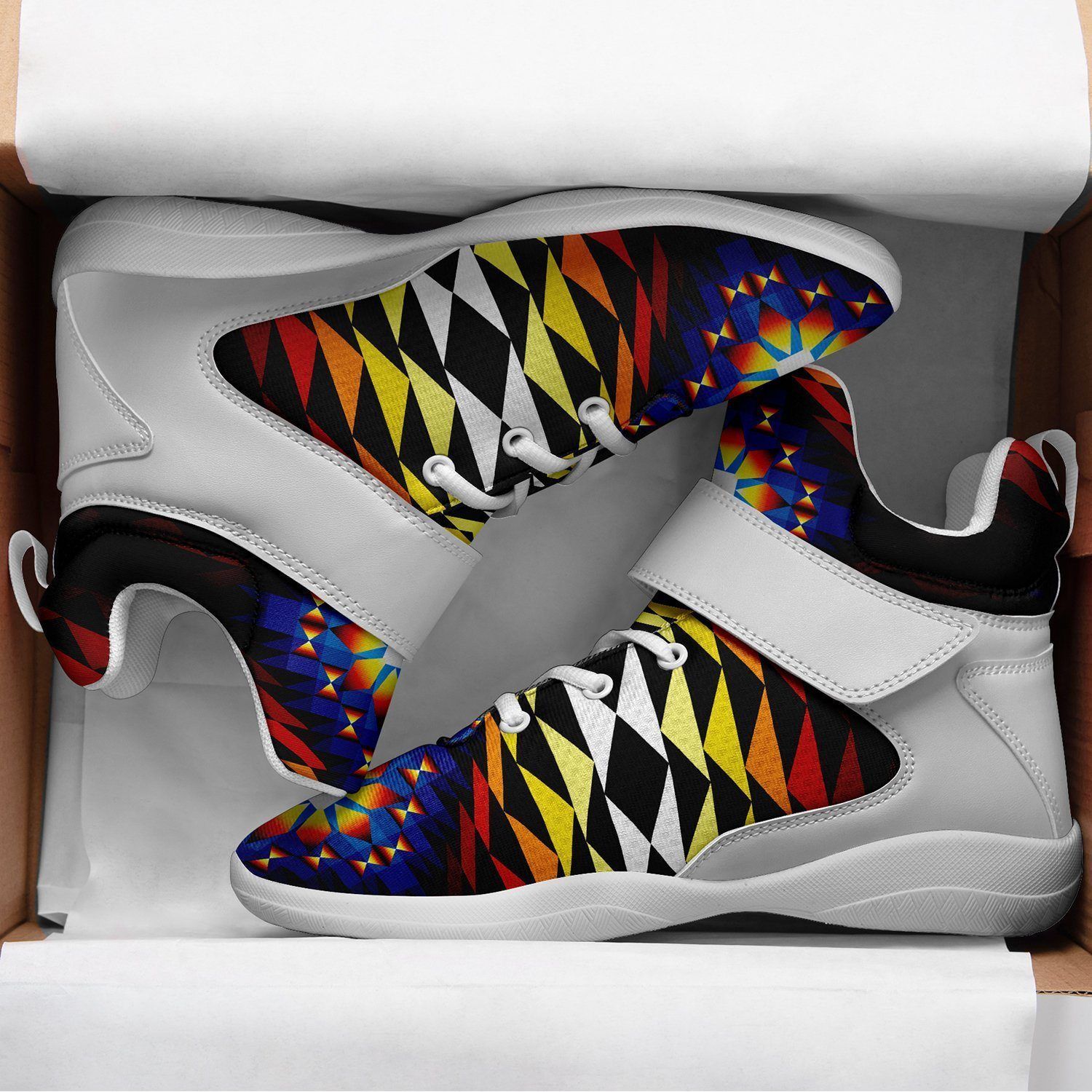 Sunset Blanket Kid's Ipottaa Basketball / Sport High Top Shoes 49 Dzine