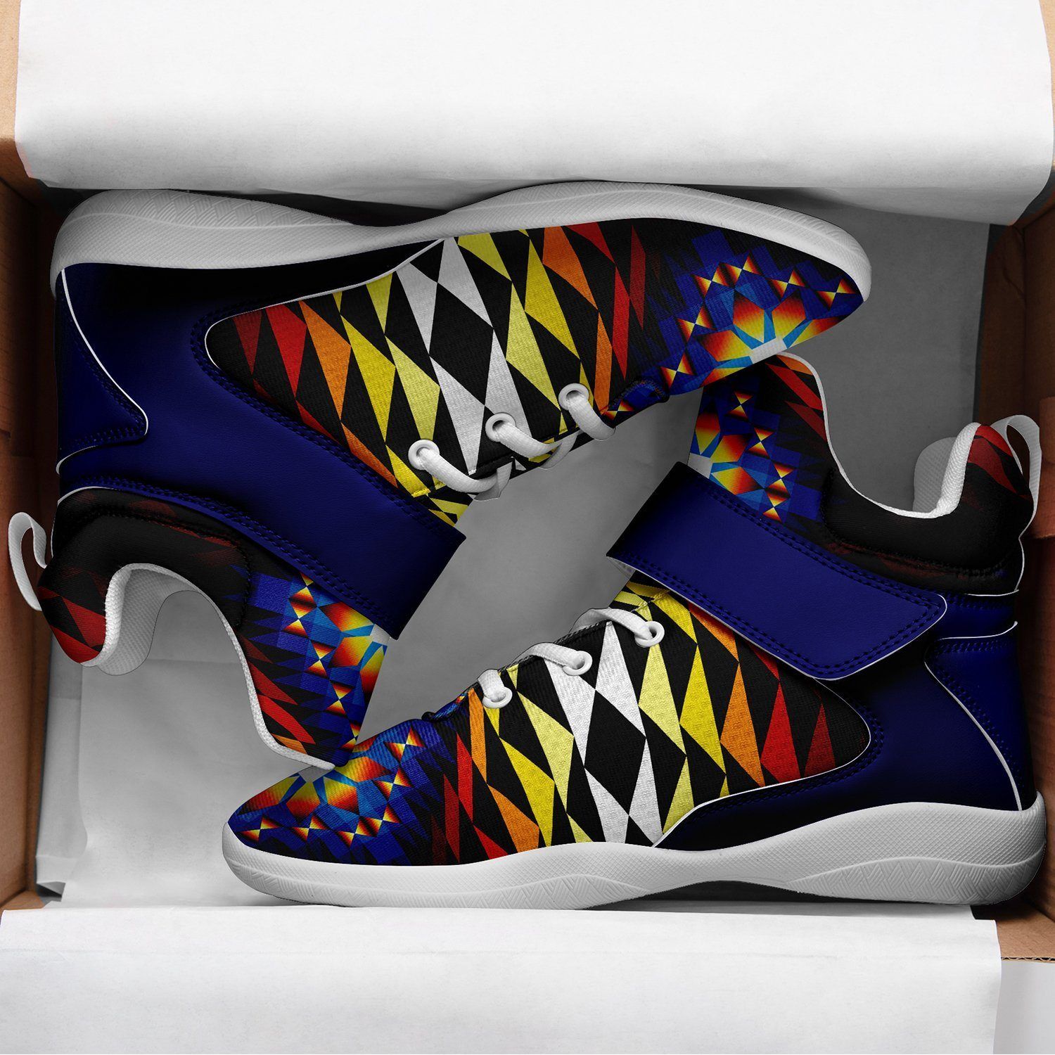 Sunset Blanket Kid's Ipottaa Basketball / Sport High Top Shoes 49 Dzine