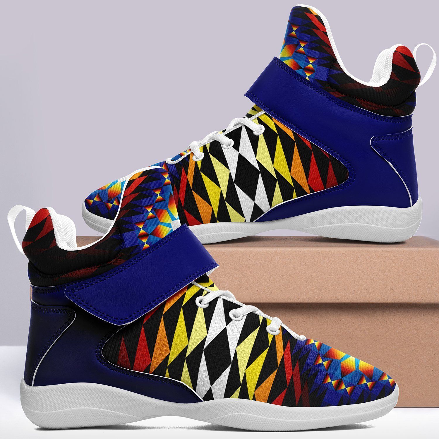 Sunset Blanket Kid's Ipottaa Basketball / Sport High Top Shoes 49 Dzine
