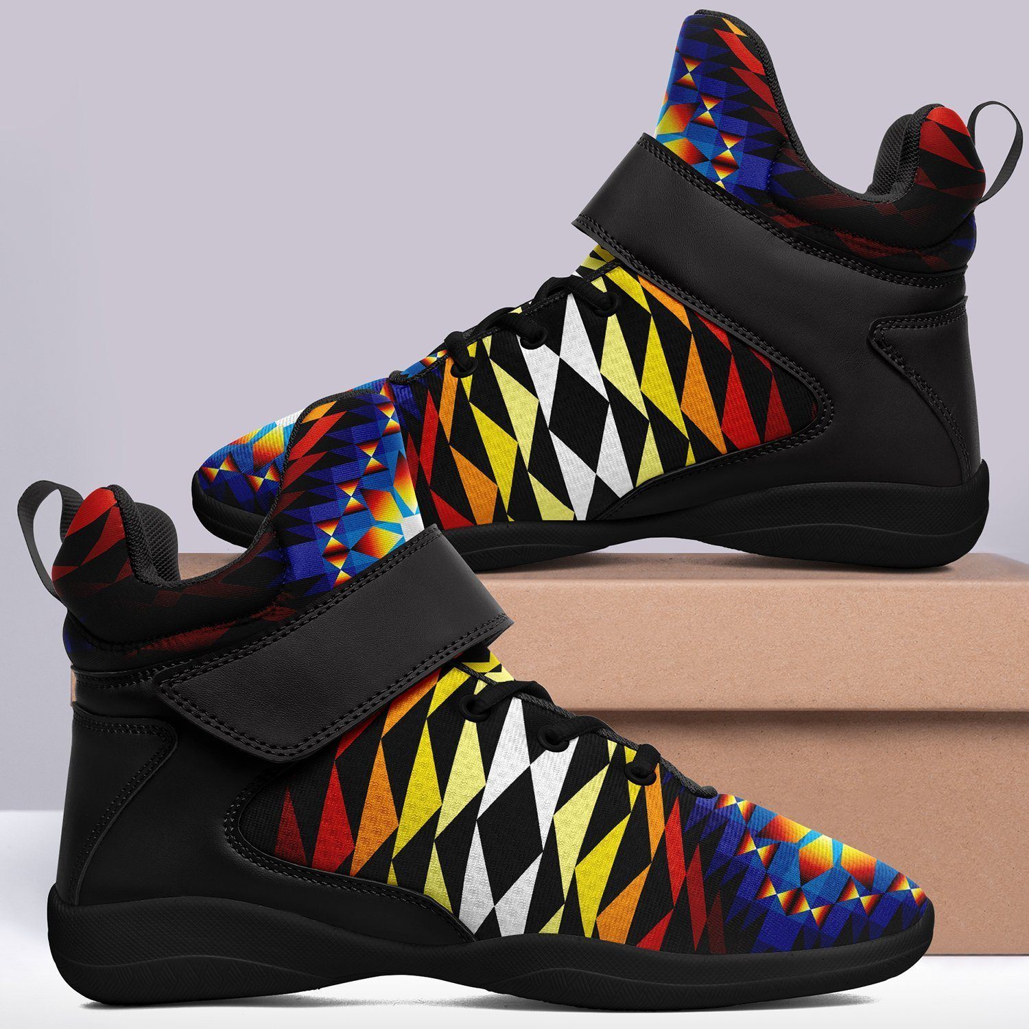 Sunset Blanket Kid's Ipottaa Basketball / Sport High Top Shoes 49 Dzine