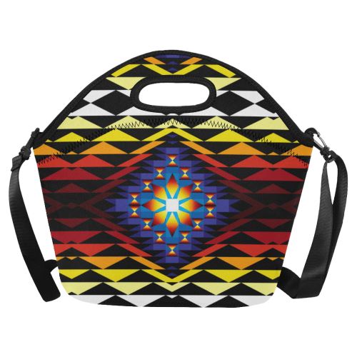 Sunset Blanket Neoprene Lunch Bag/Large (Model 1669) Neoprene Lunch Bag/Large (1669) e-joyer