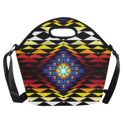 Sunset Blanket Neoprene Lunch Bag/Large (Model 1669) Neoprene Lunch Bag/Large (1669) e-joyer