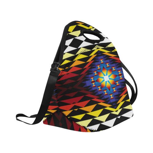 Sunset Blanket Neoprene Lunch Bag/Large (Model 1669) Neoprene Lunch Bag/Large (1669) e-joyer