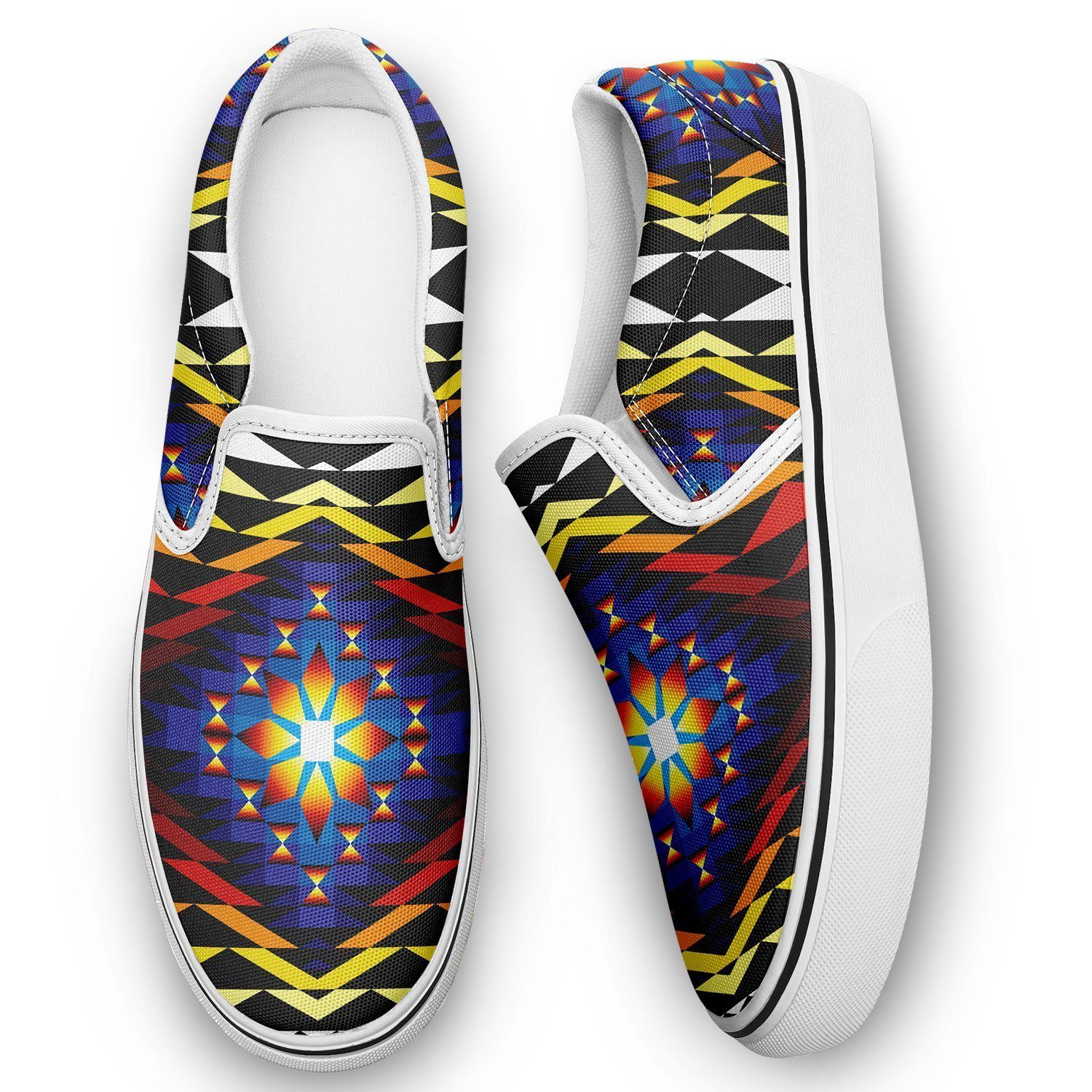 Sunset Blanket Otoyimm Kid's Canvas Slip On Shoes 49 Dzine