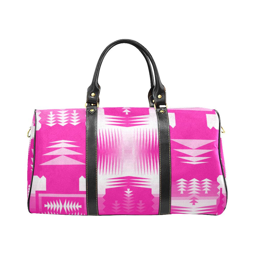 Sunset Sage New Waterproof Travel Bag/Small (Model 1639) Waterproof Travel Bags (1639) e-joyer