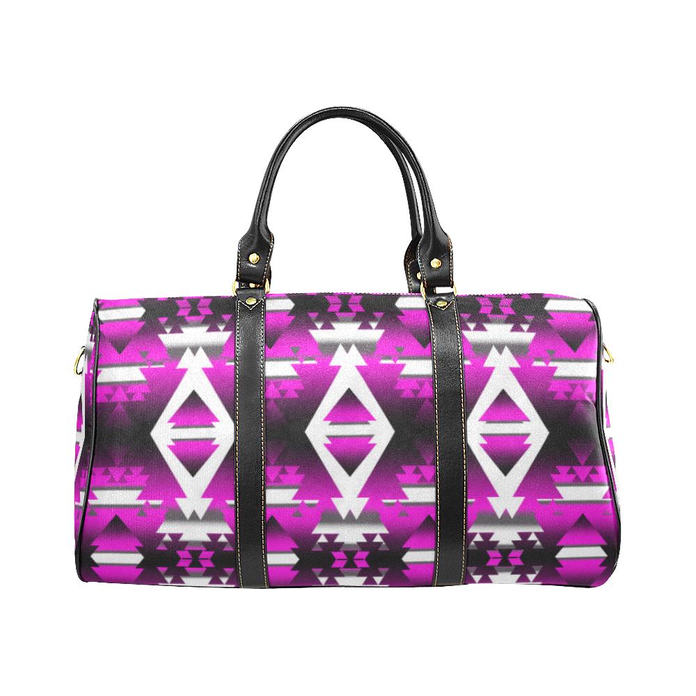 Sunset Winter Camp New Waterproof Travel Bag/Small (Model 1639) Waterproof Travel Bags (1639) e-joyer