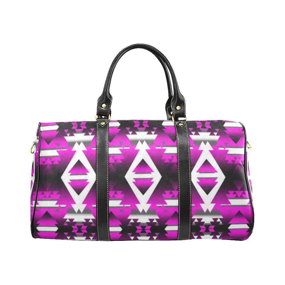 Sunset Winter Camp New Waterproof Travel Bag/Small (Model 1639) Waterproof Travel Bags (1639) e-joyer