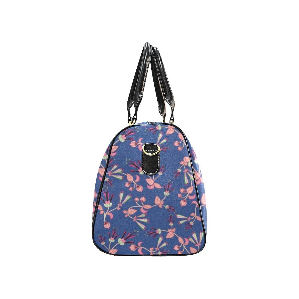 Swift Floral Peach Blue New Waterproof Travel Bag/Small (Model 1639) bag e-joyer