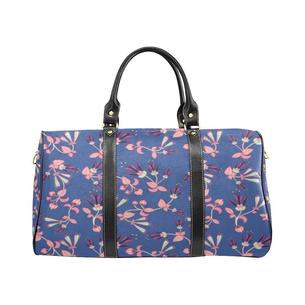 Swift Floral Peach Blue New Waterproof Travel Bag/Small (Model 1639) bag e-joyer
