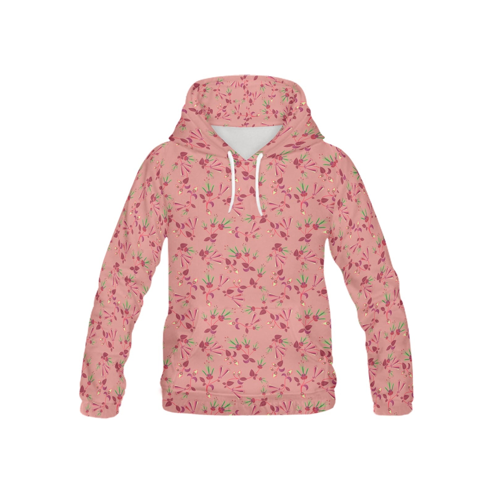 Swift Floral Peach Rouge Remix All Over Print Hoodie for Kid (USA Size) (Model H13) All Over Print Hoodie for Kid (H13) e-joyer