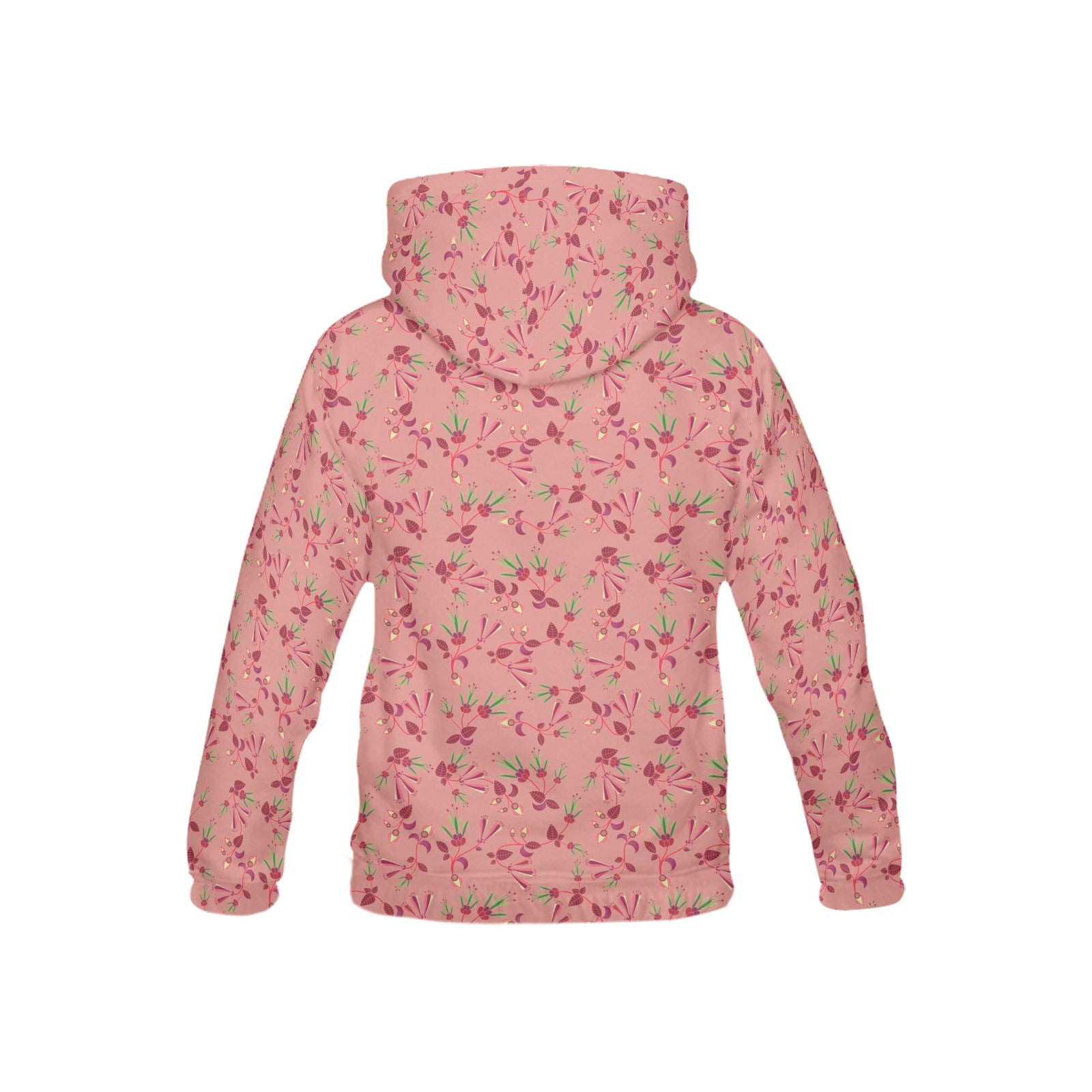 Swift Floral Peach Rouge Remix All Over Print Hoodie for Kid (USA Size) (Model H13) All Over Print Hoodie for Kid (H13) e-joyer