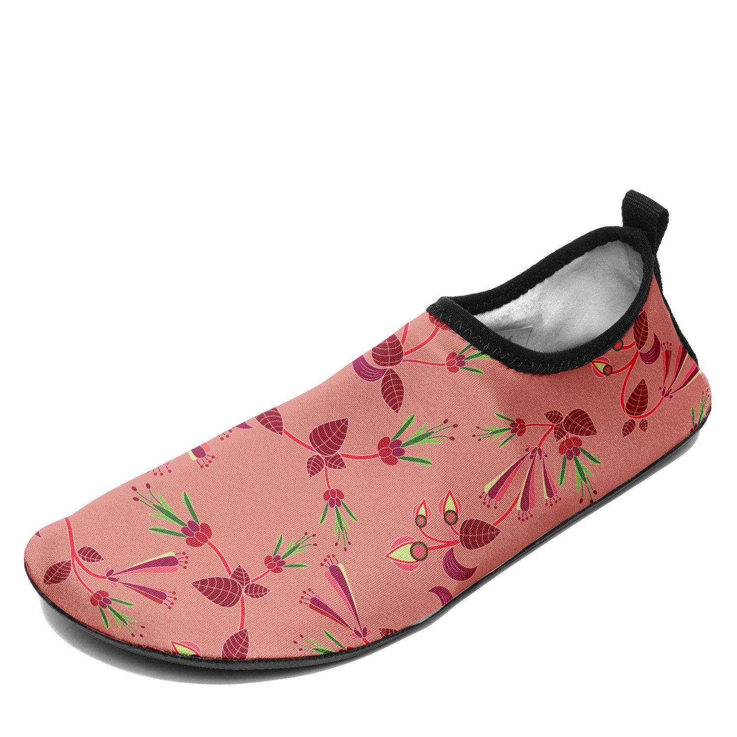 Swift Floral Peach Rouge Remix Sockamoccs Slip On Shoes Herman