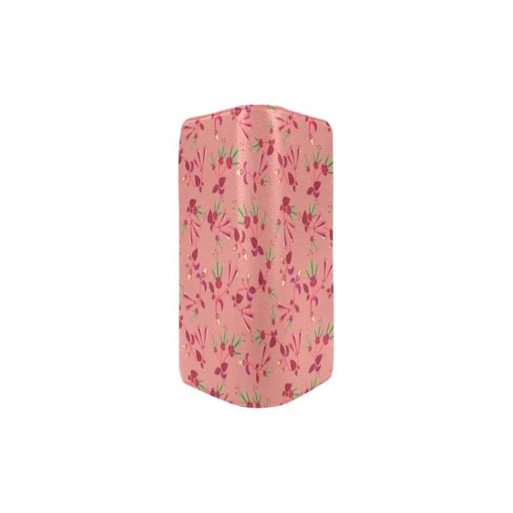 Swift Floral Peach Rouge Remix Women's Clutch Purse (Model 1637) Women's Clutch Purse (1637) e-joyer