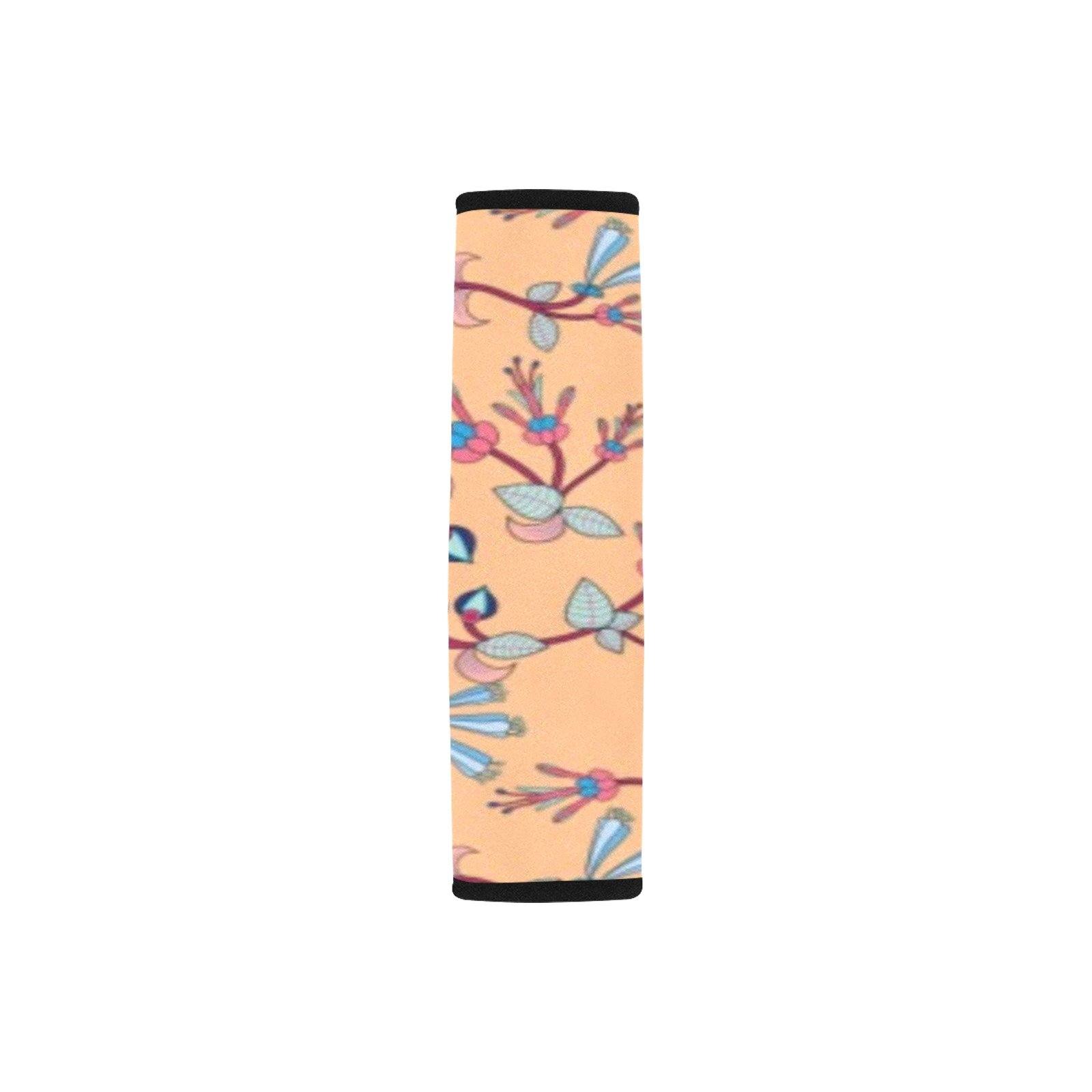 Swift Floral Peache Car Seat Belt Cover 7''x12.6'' (Pack of 2) Car Seat Belt Cover 7x12.6 (Pack of 2) e-joyer