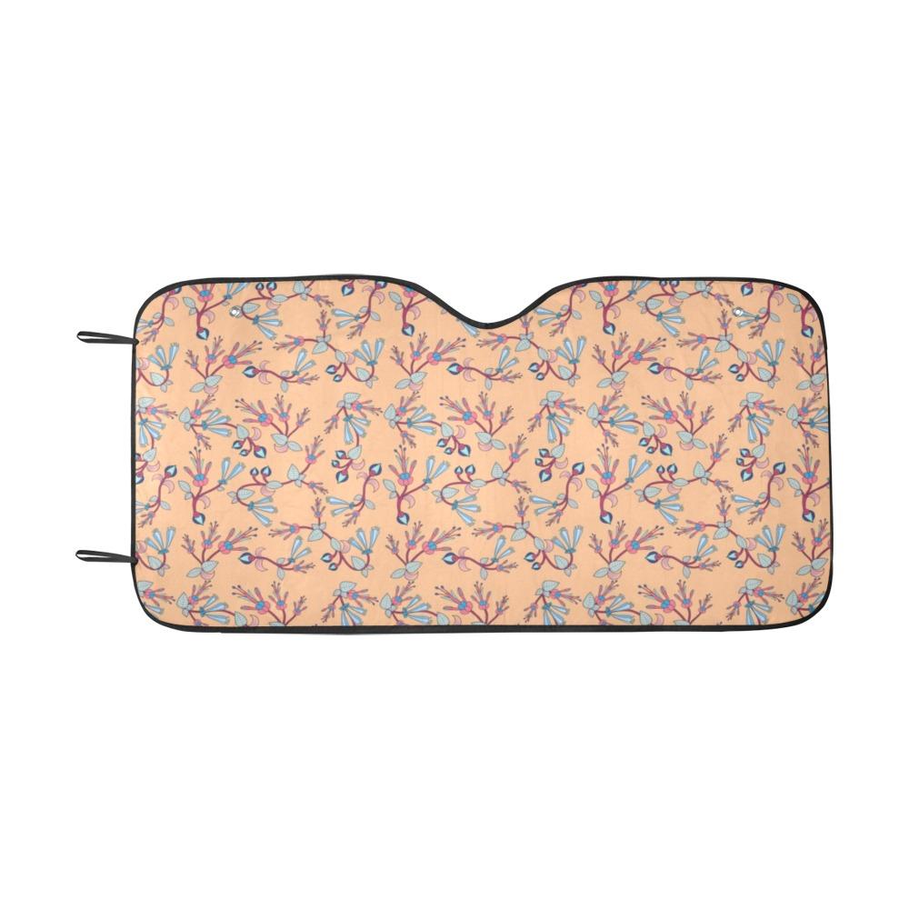 Swift Floral Peache Car Sun Shade 55"x30" Car Sun Shade e-joyer