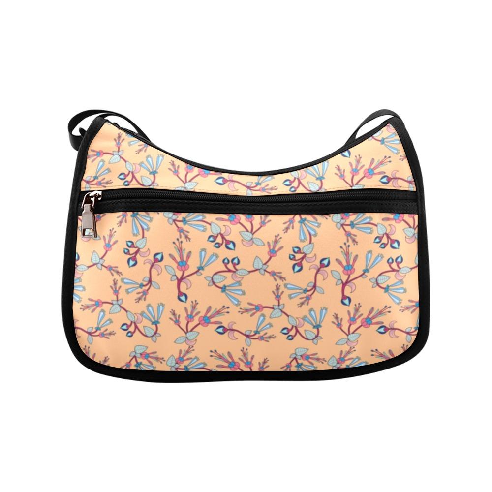 Swift Floral Peache Crossbody Bags (Model 1616) Crossbody Bags (1616) e-joyer