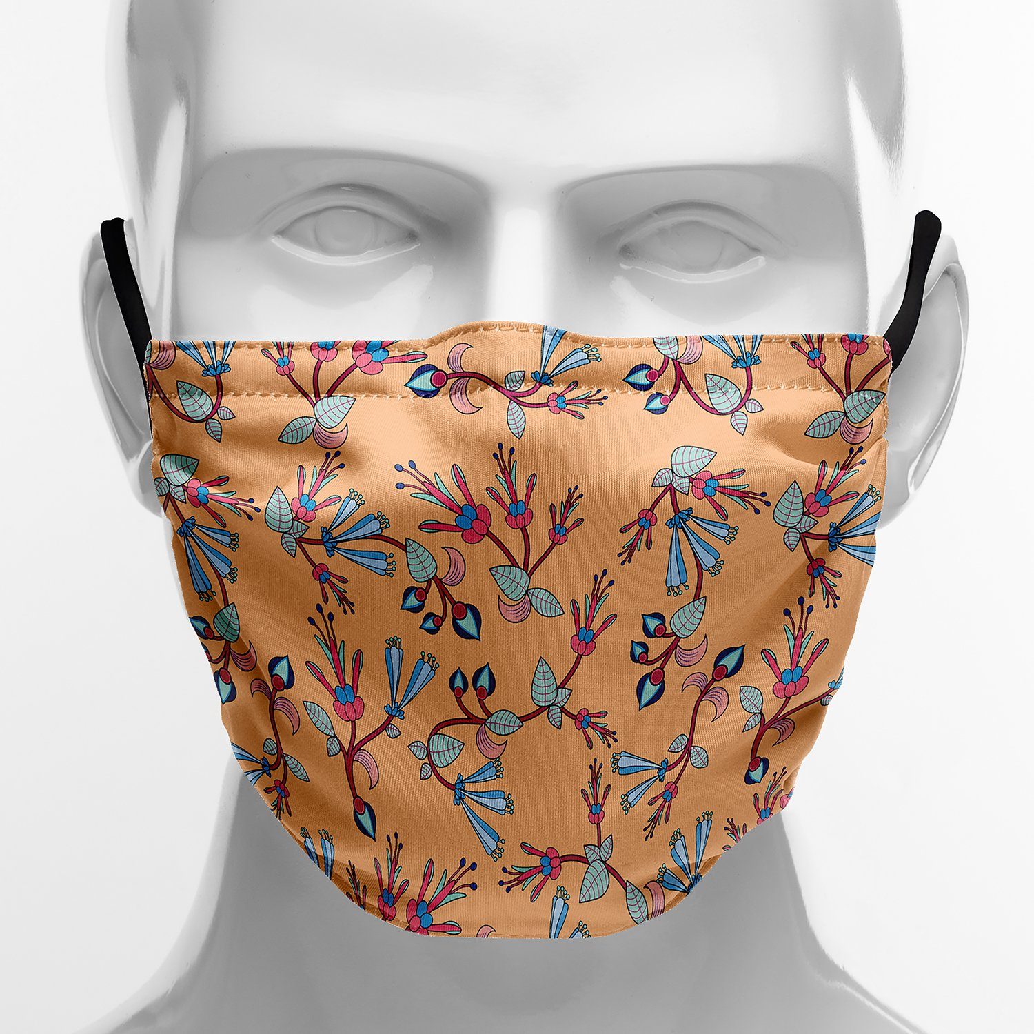 Swift Floral Peache Face Cover Herman
