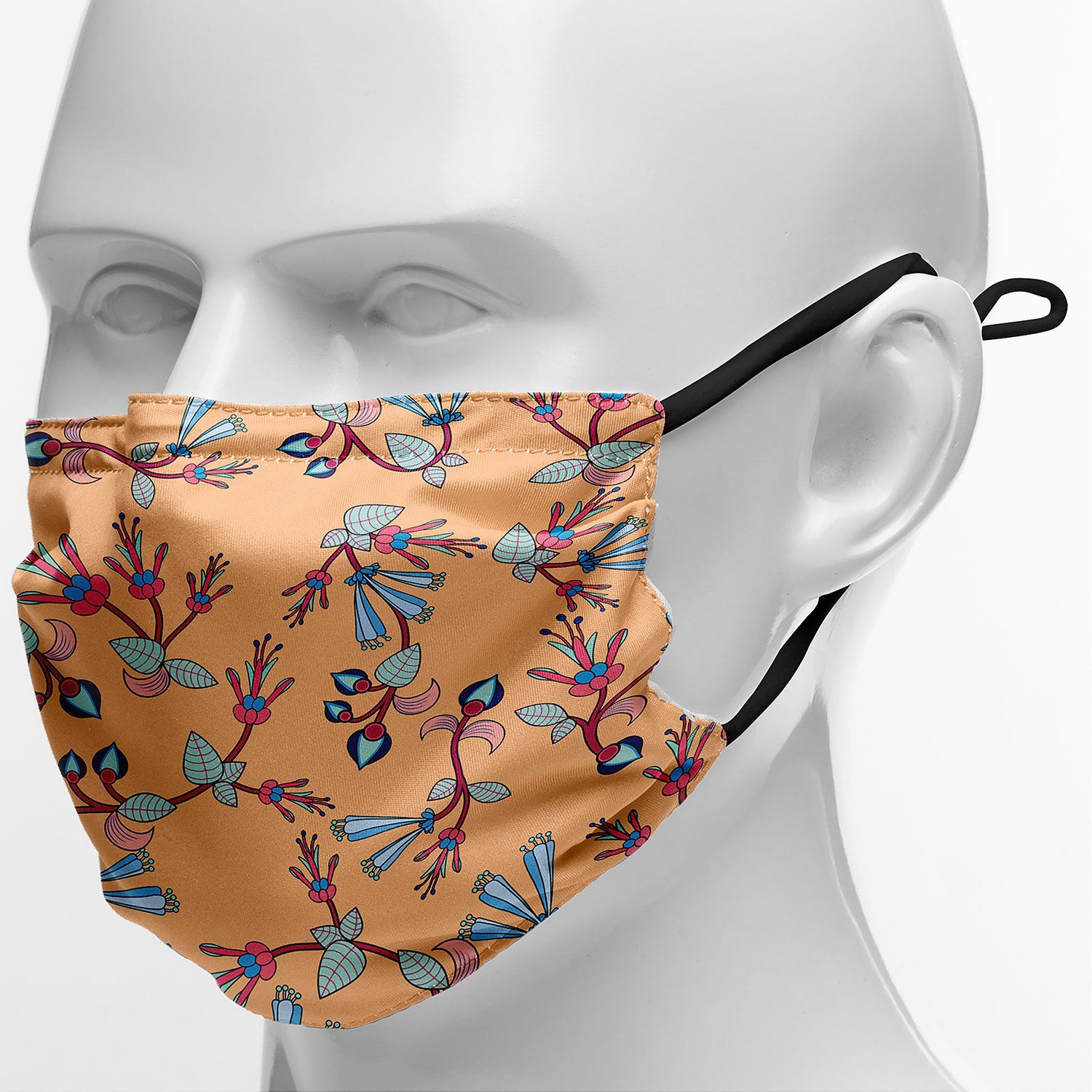Swift Floral Peache Face Cover Herman