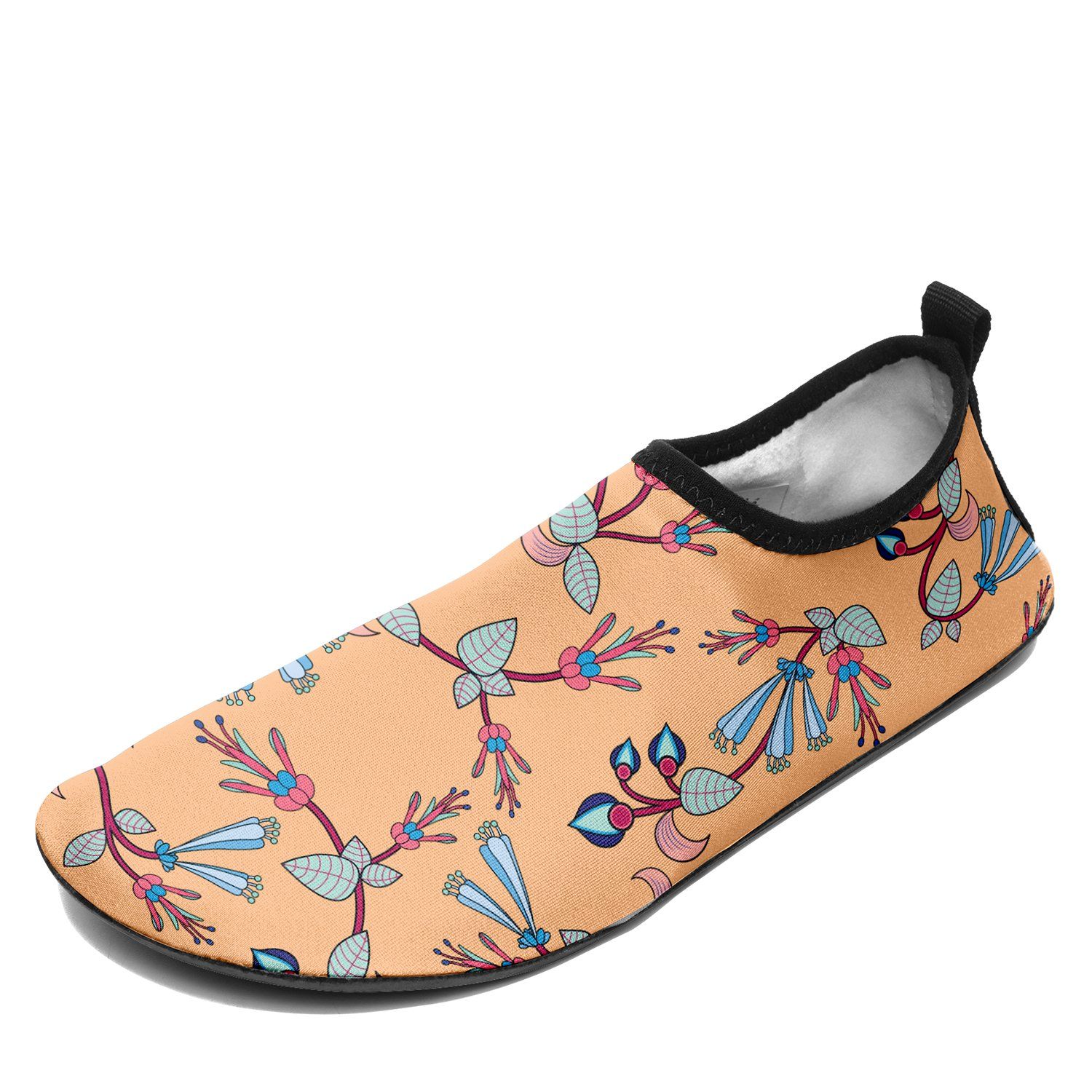 Swift Floral Peache Kid's Slip On Shoes Herman
