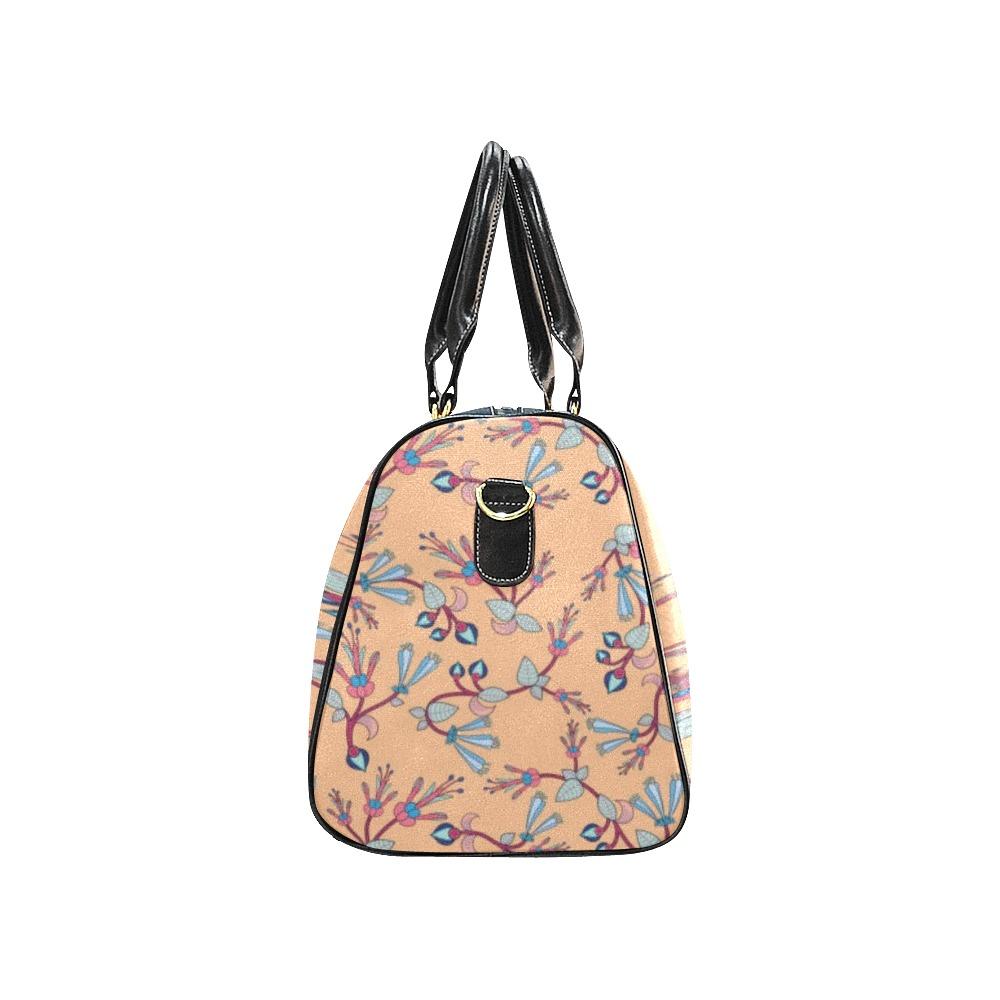 Swift Floral Peache New Waterproof Travel Bag/Small (Model 1639) bag e-joyer
