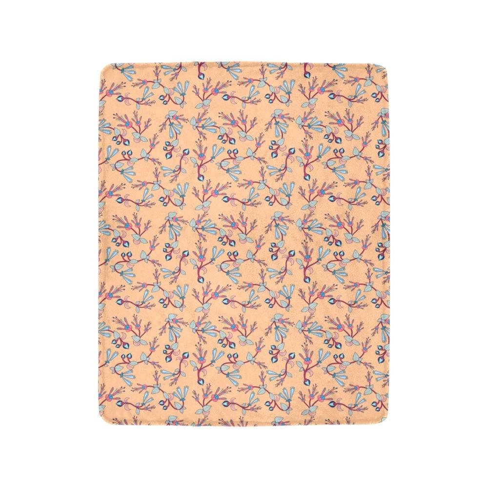 Swift Floral Peache Ultra-Soft Micro Fleece Blanket 40"x50" Ultra-Soft Blanket 40''x50'' e-joyer