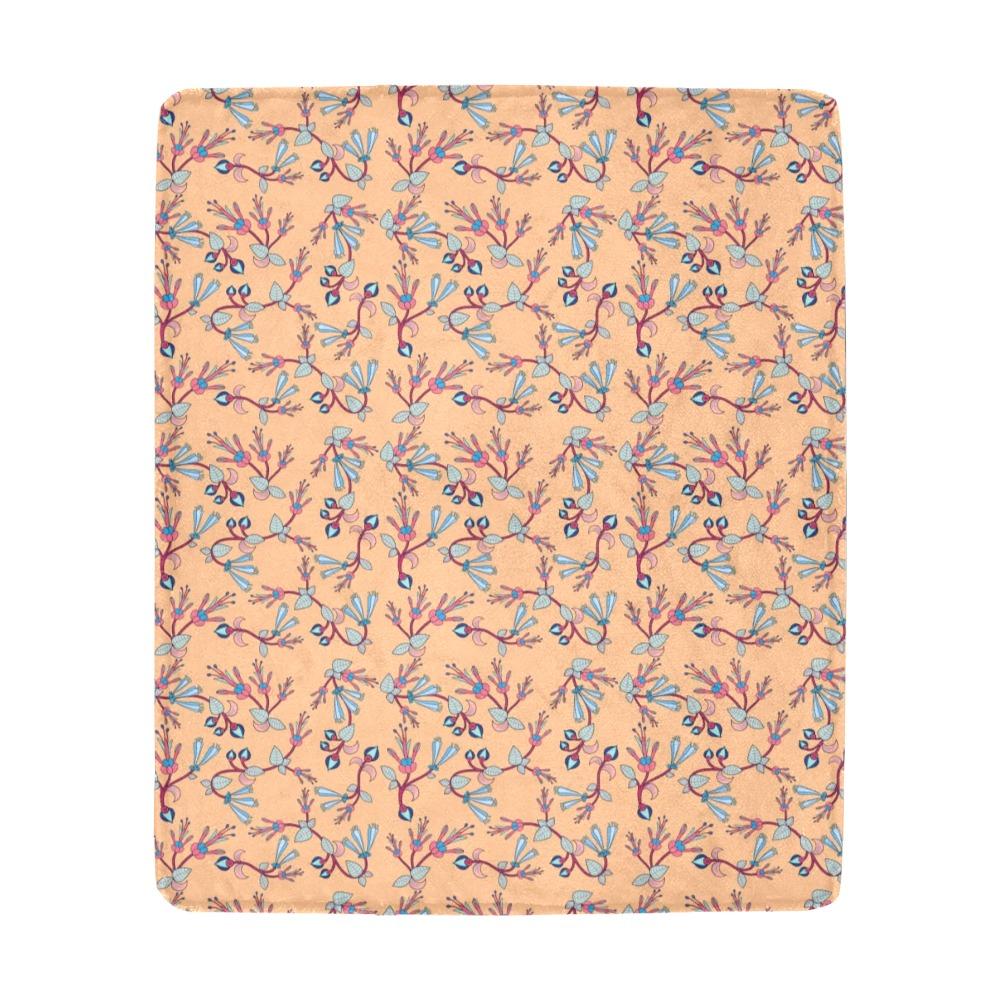Swift Floral Peache Ultra-Soft Micro Fleece Blanket 50"x60" Ultra-Soft Blanket 50''x60'' e-joyer