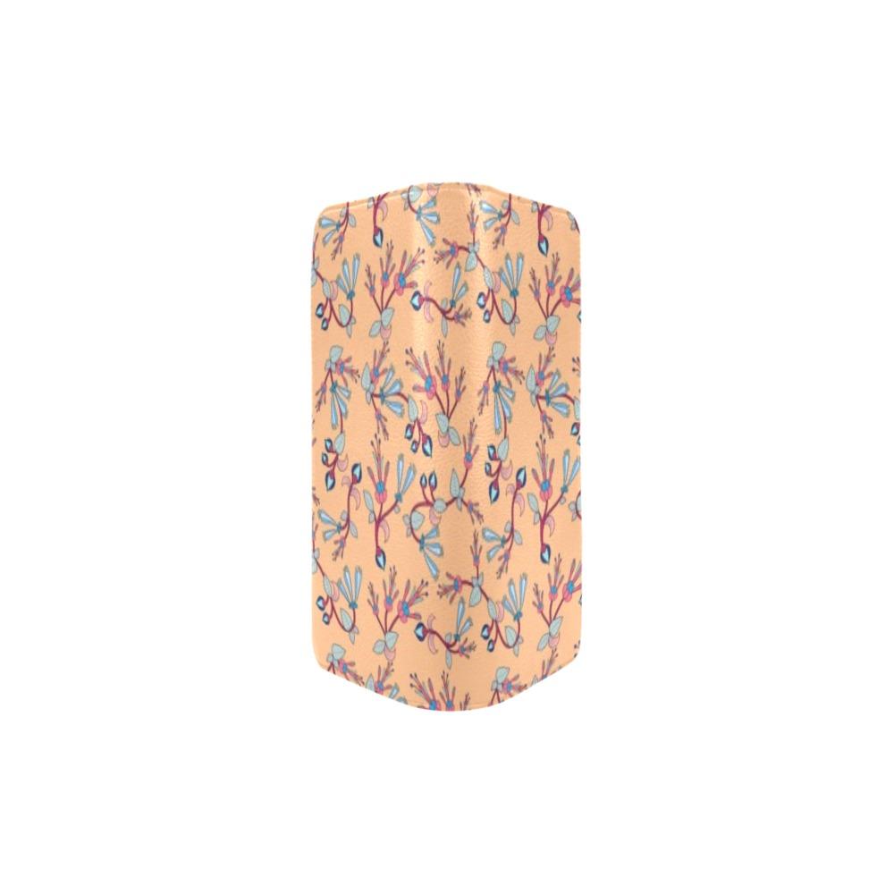 Swift Floral Peache Women's Clutch Purse (Model 1637) Women's Clutch Purse (1637) e-joyer