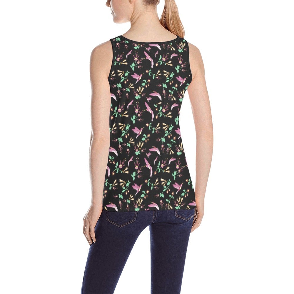Swift Noir All Over Print Tank Top for Women (Model T43) All Over Print Tank Top for Women (T43) e-joyer