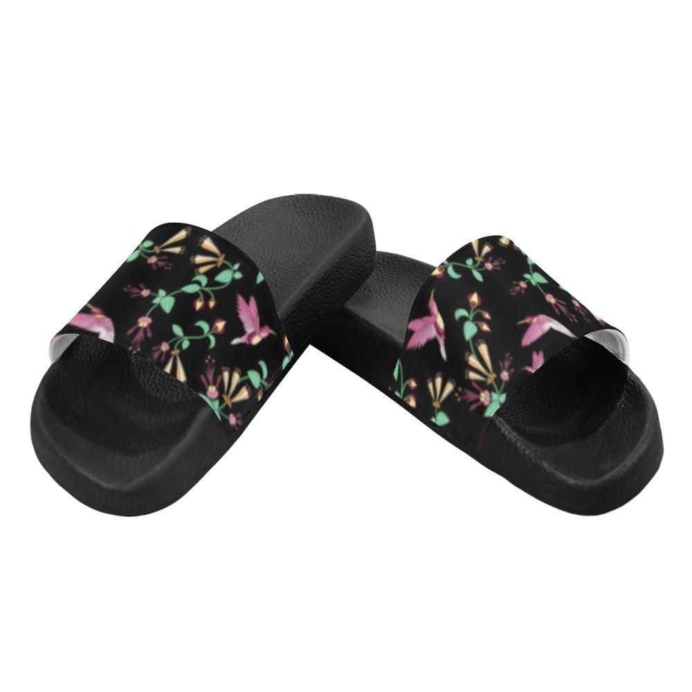 Swift Noir Women's Slide Sandals (Model 057) Women's Slide Sandals (057) e-joyer
