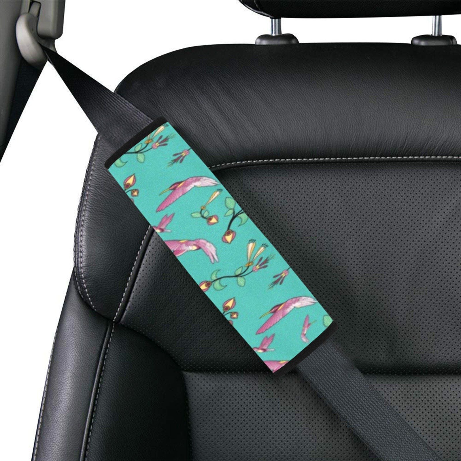 Swift Pastel Car Seat Belt Cover 7''x12.6'' (Pack of 2) Car Seat Belt Cover 7x12.6 (Pack of 2) e-joyer