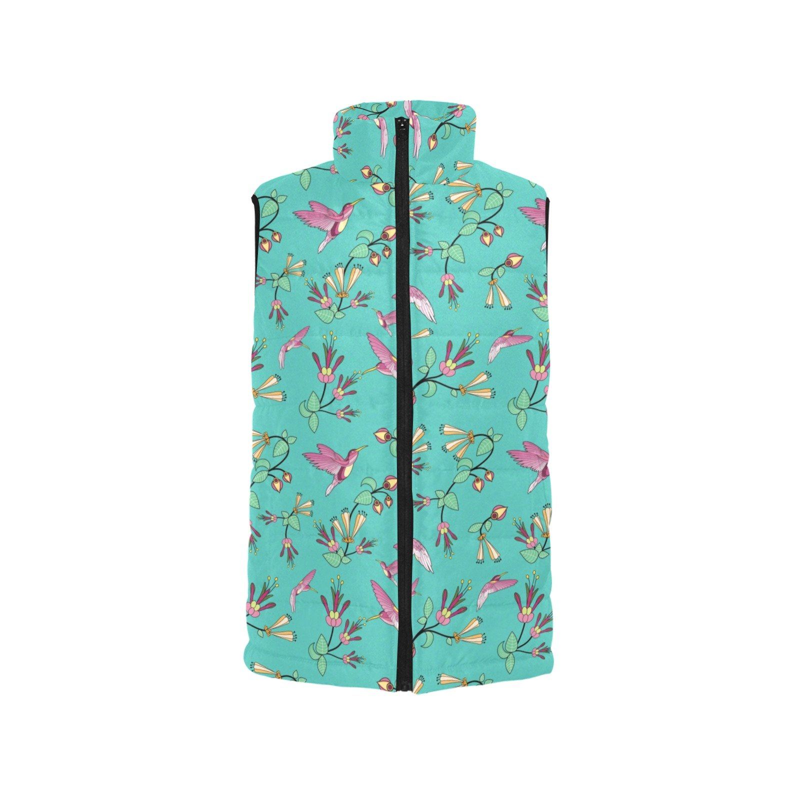 Swift Pastel Women's Padded Vest Jacket (Model H44) Women's Padded Vest Jacket (H44) e-joyer