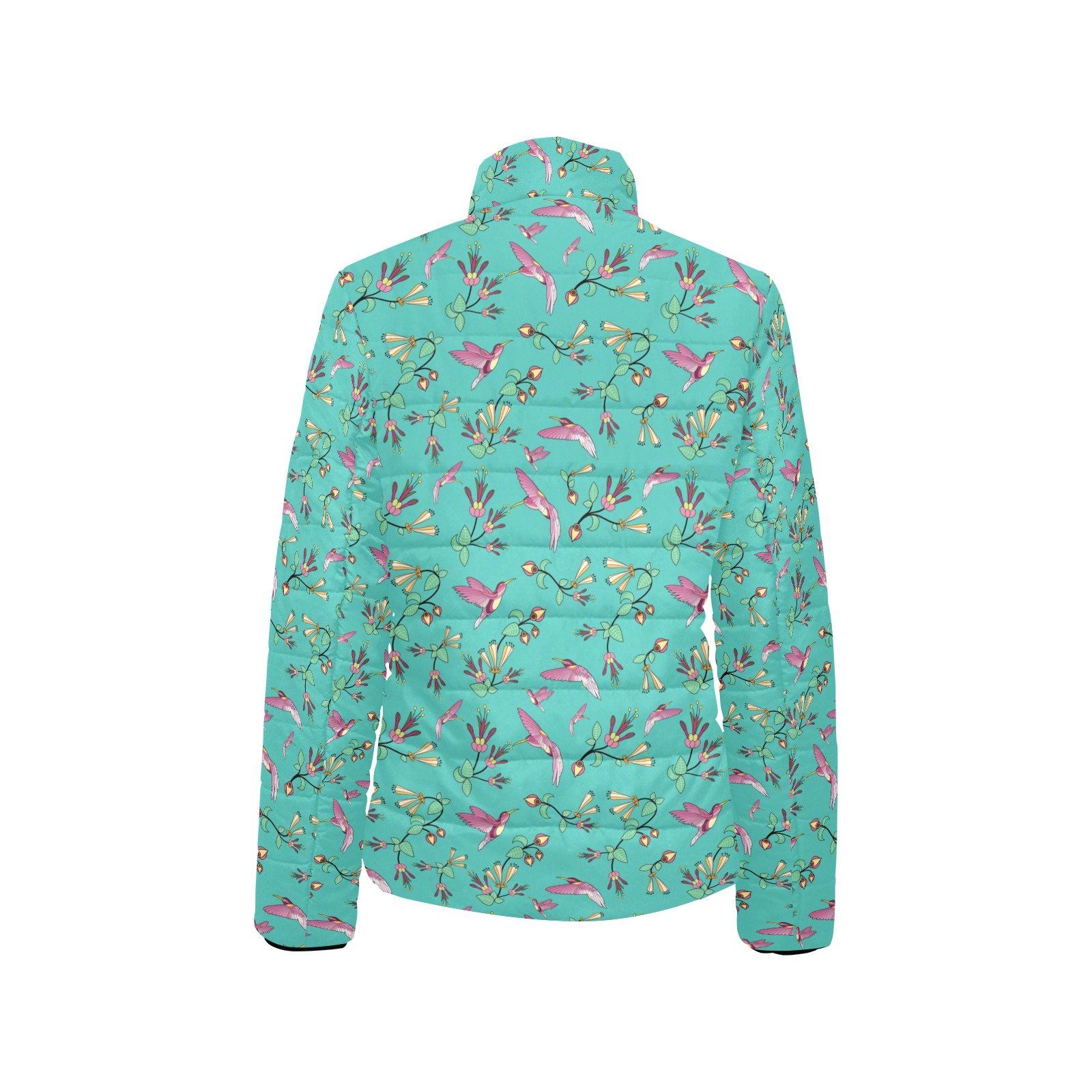 Swift Pastel Women's Stand Collar Padded Jacket (Model H41) jacket e-joyer